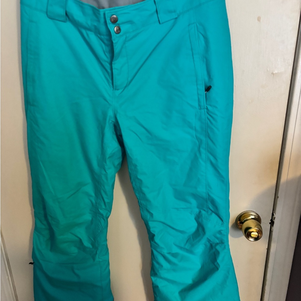 Columbia Omni-Heat Women’s Snow Pants – Size M – Teal Aqua